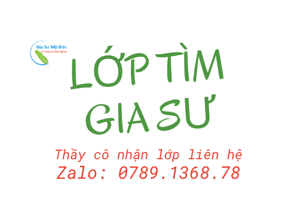 LỚP TÌM GIA SƯ